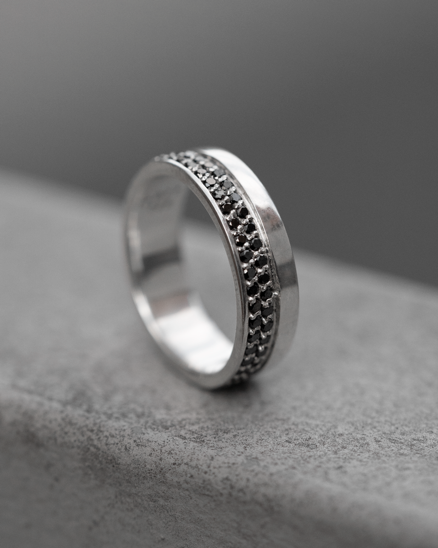 Echo Ring – Black Diamond – view 5