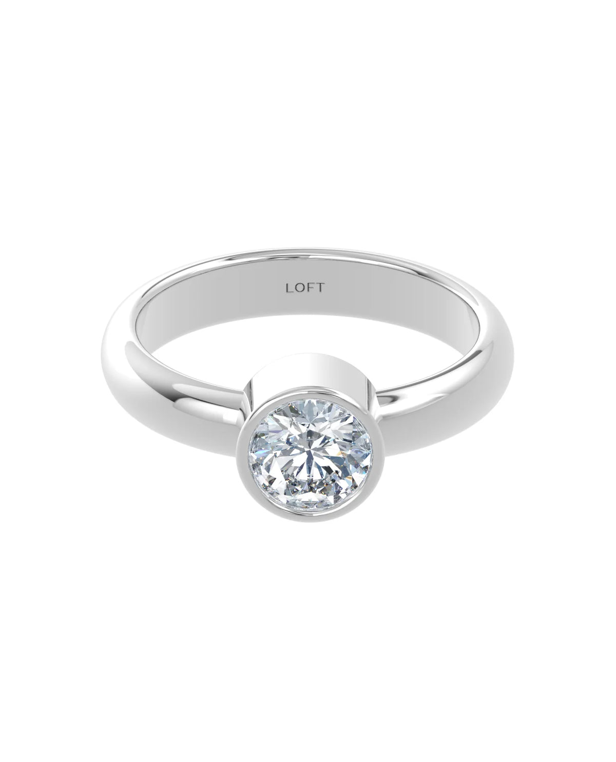 Aspen Ring – 1ct Diamond in 925 sterling silver or 18k white gold