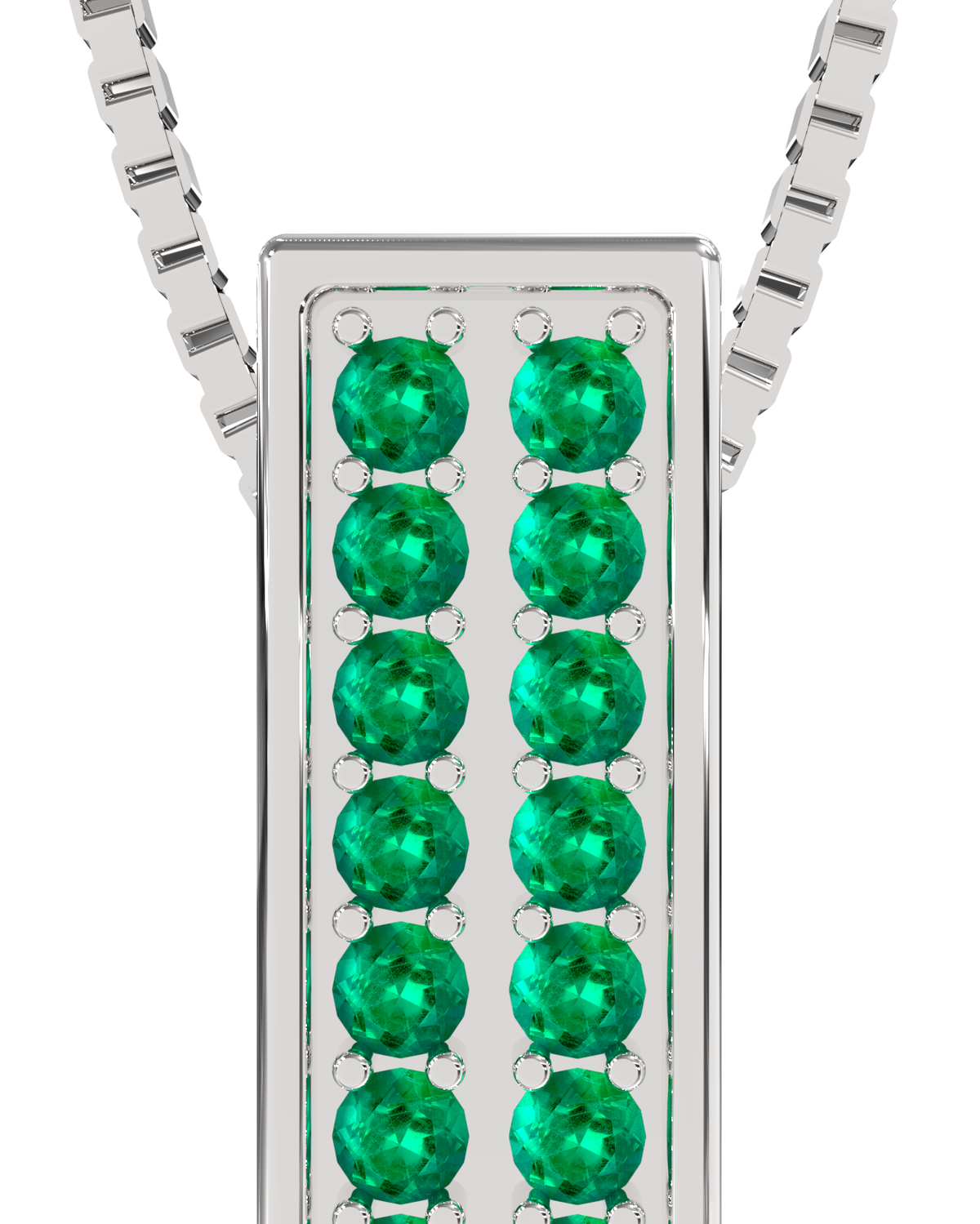 Empire Necklace – Emerald – view 2
