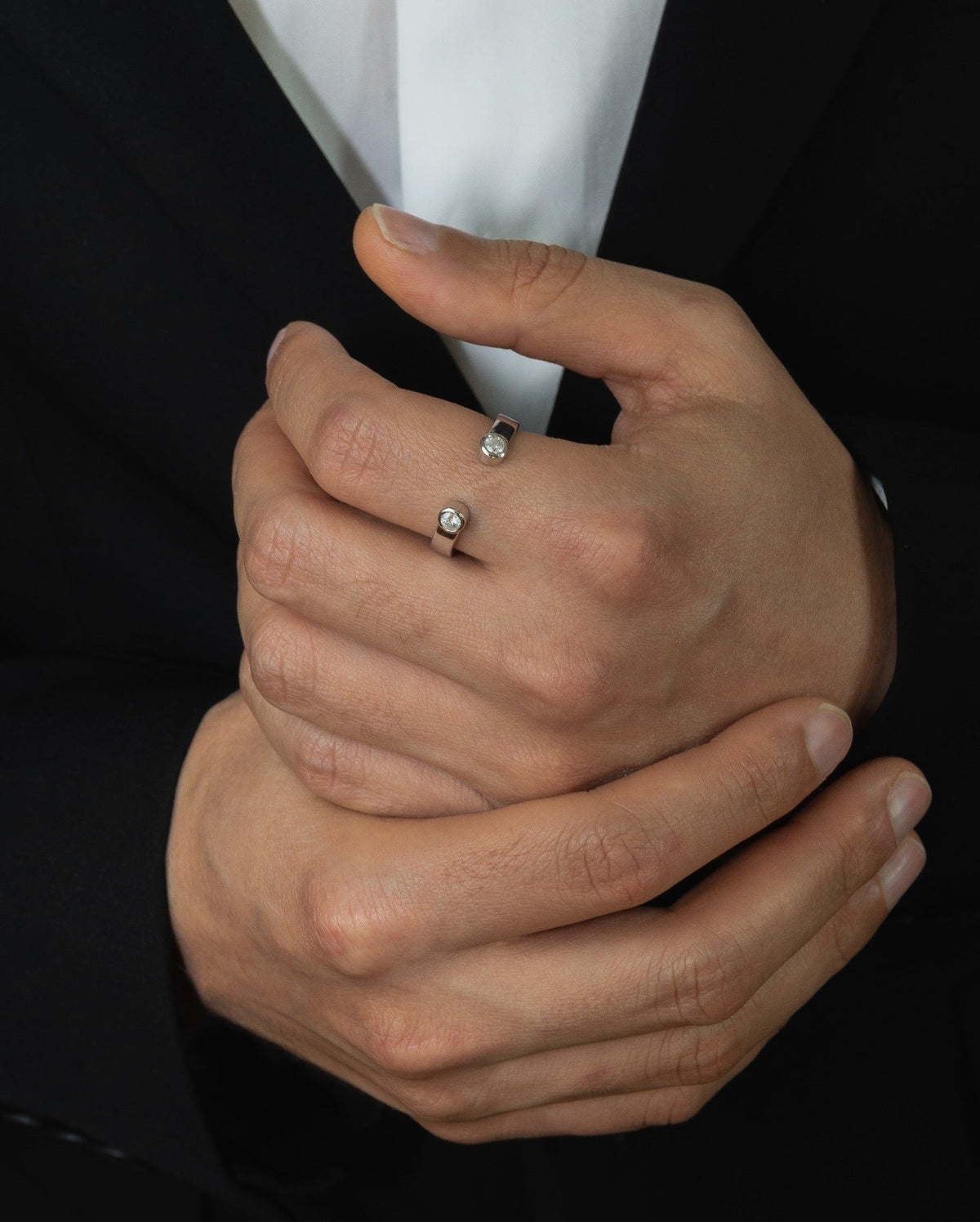 Duo Ring – Diamond – view 2