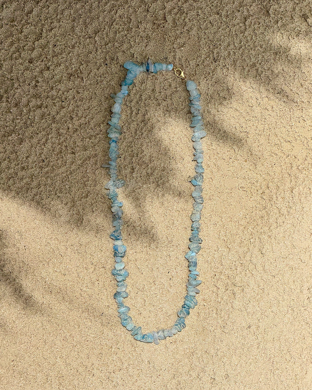 Triton Chip Necklace – Aquamarine – view 3