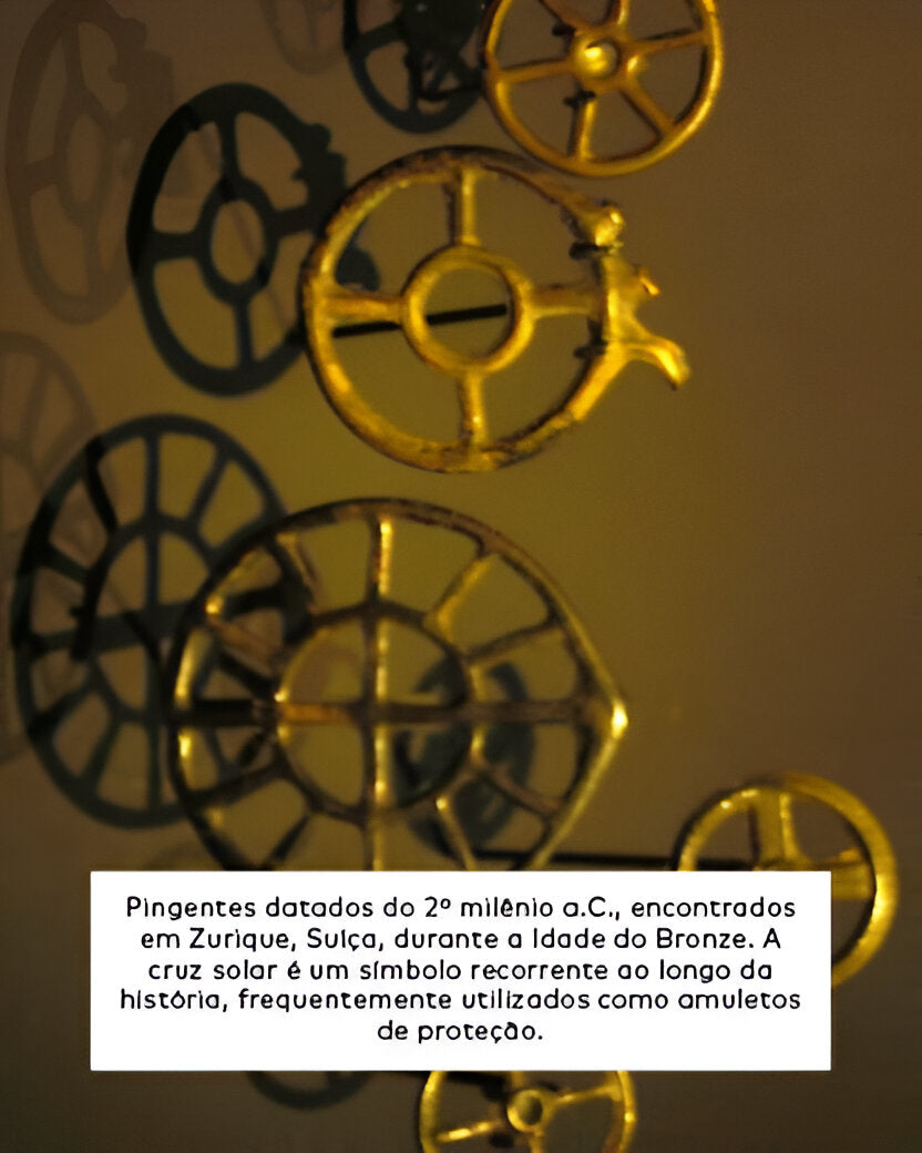 Bronze Age solar cross pendants that inspired the Arc collection