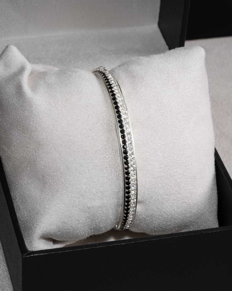 Firenze Bracelet – Black & White – view 2