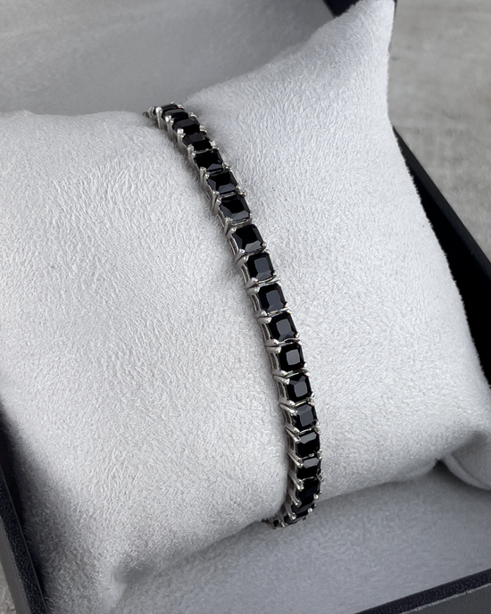 Onyx Tennis Bracelet 4mm – view 2
