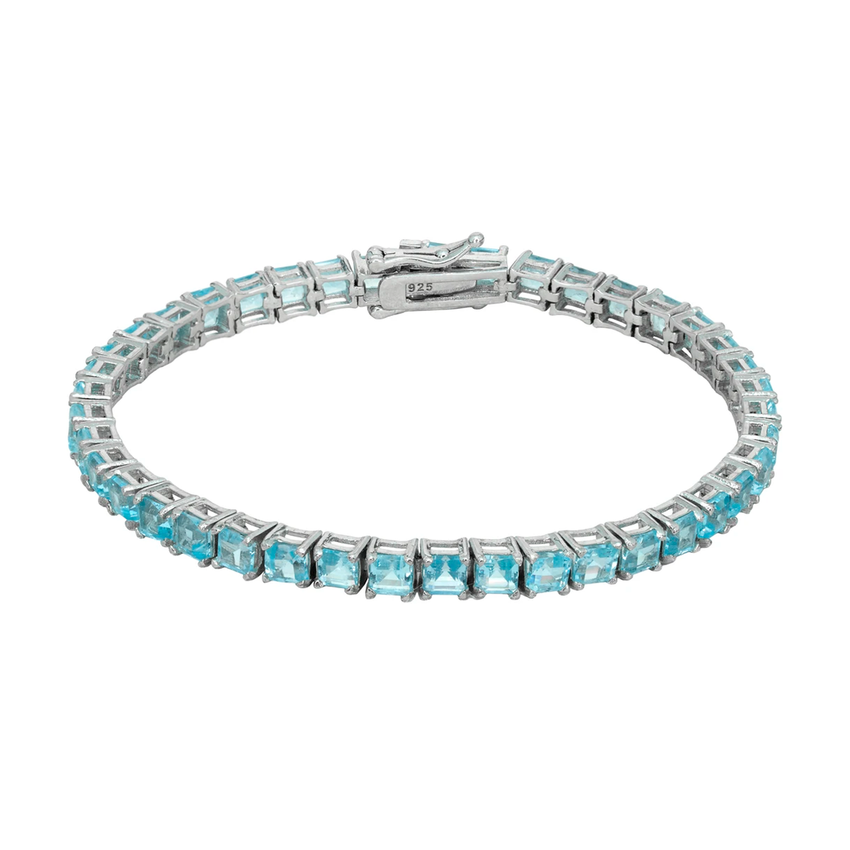 Sky Blue Topaz Tennis Bracelet 4mm