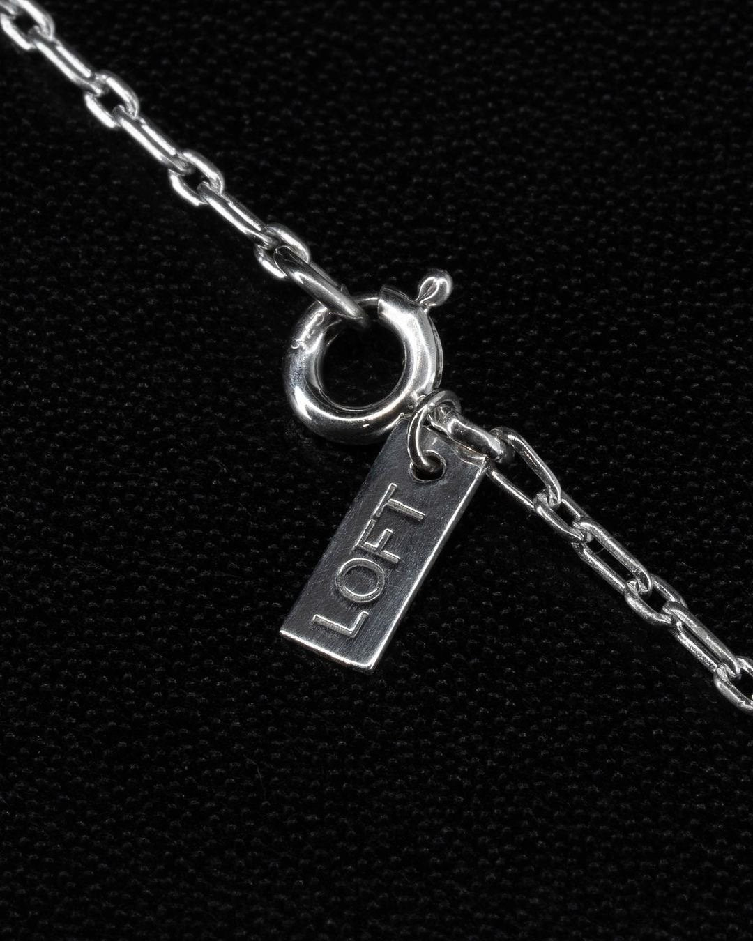 Frame Necklace – London Blue Topaz – view 7