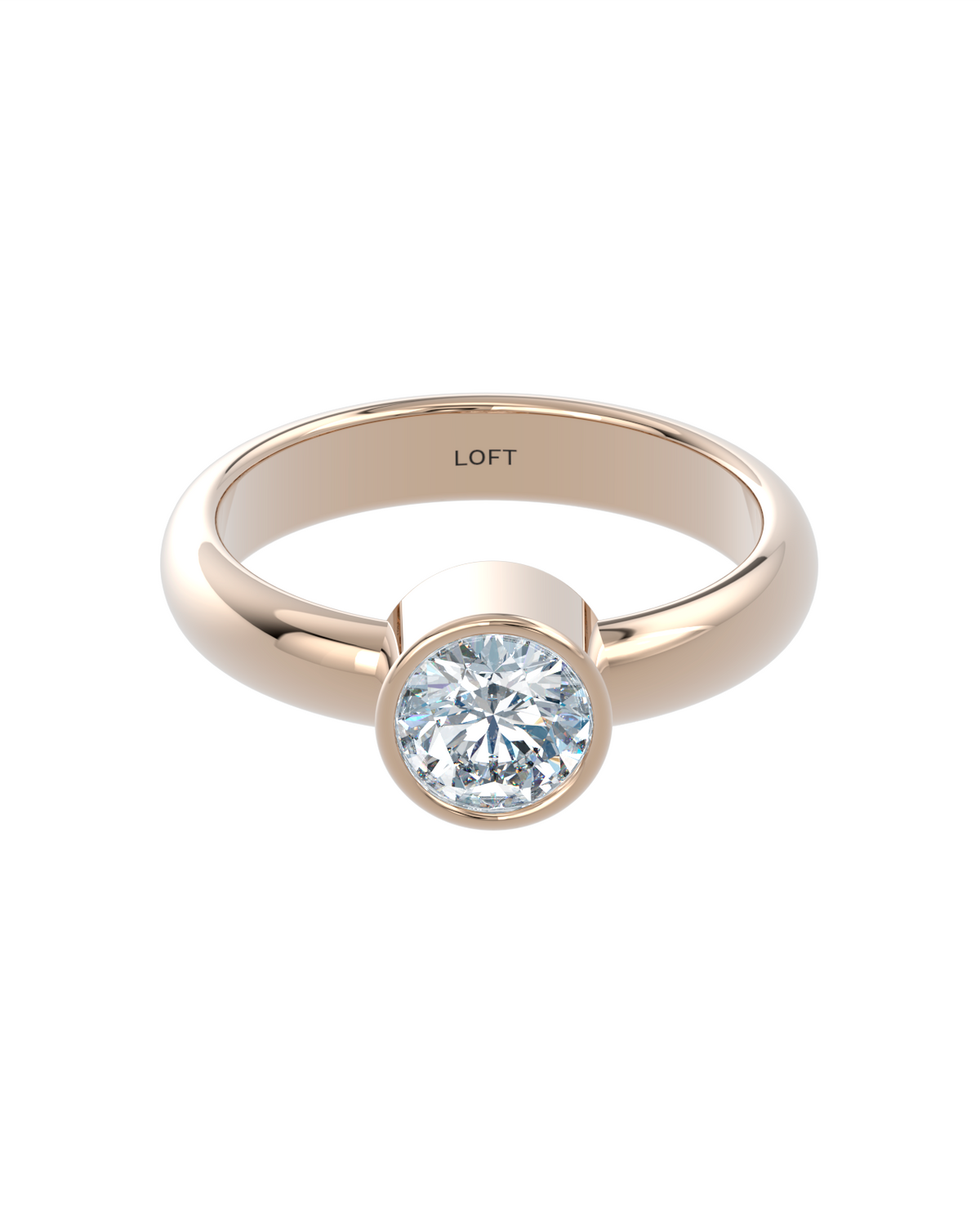 Aspen Ring in 18k Imperial Gold with 1ct Diamond