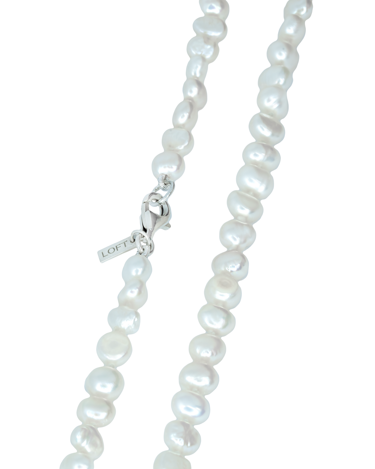 Pearl Necklace in 925 sterling silver