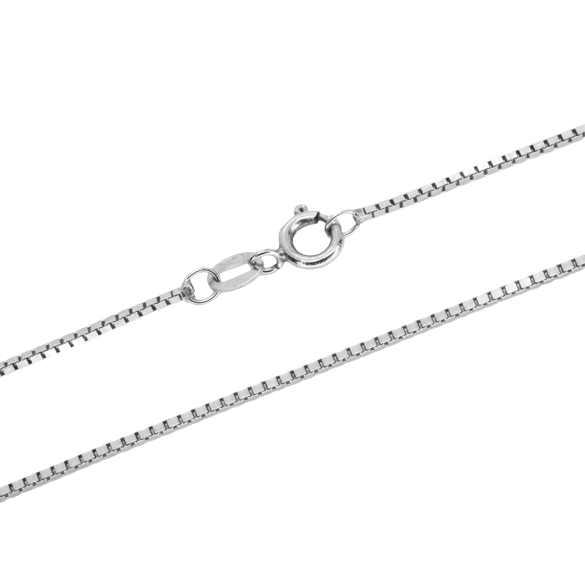 Box Chain – White Gold