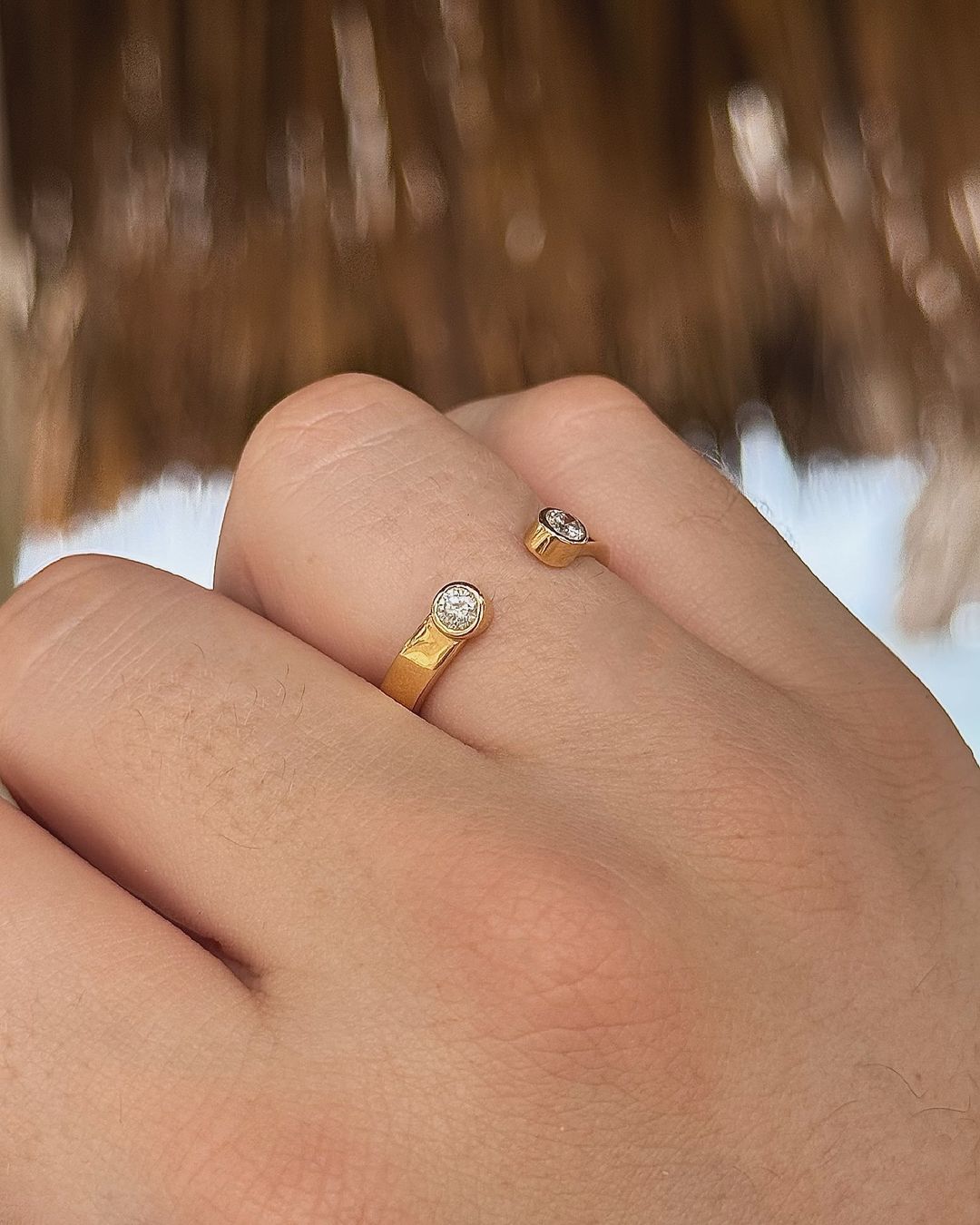 Duo Ring – Diamond – view 5