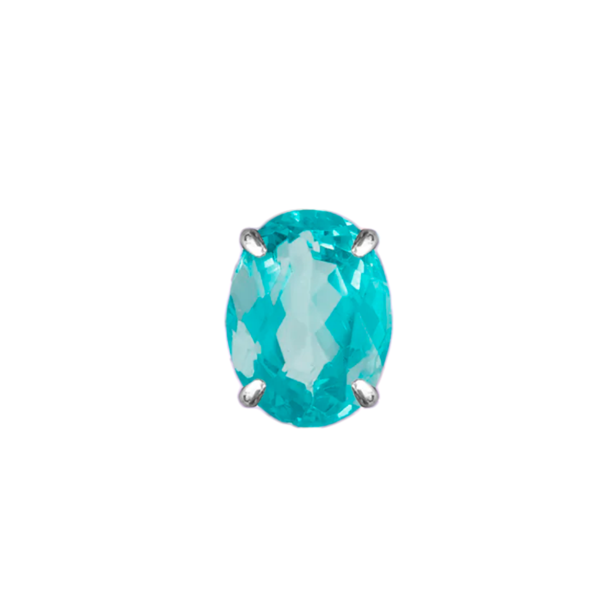 Oval Apatite Pendant 6x8mm