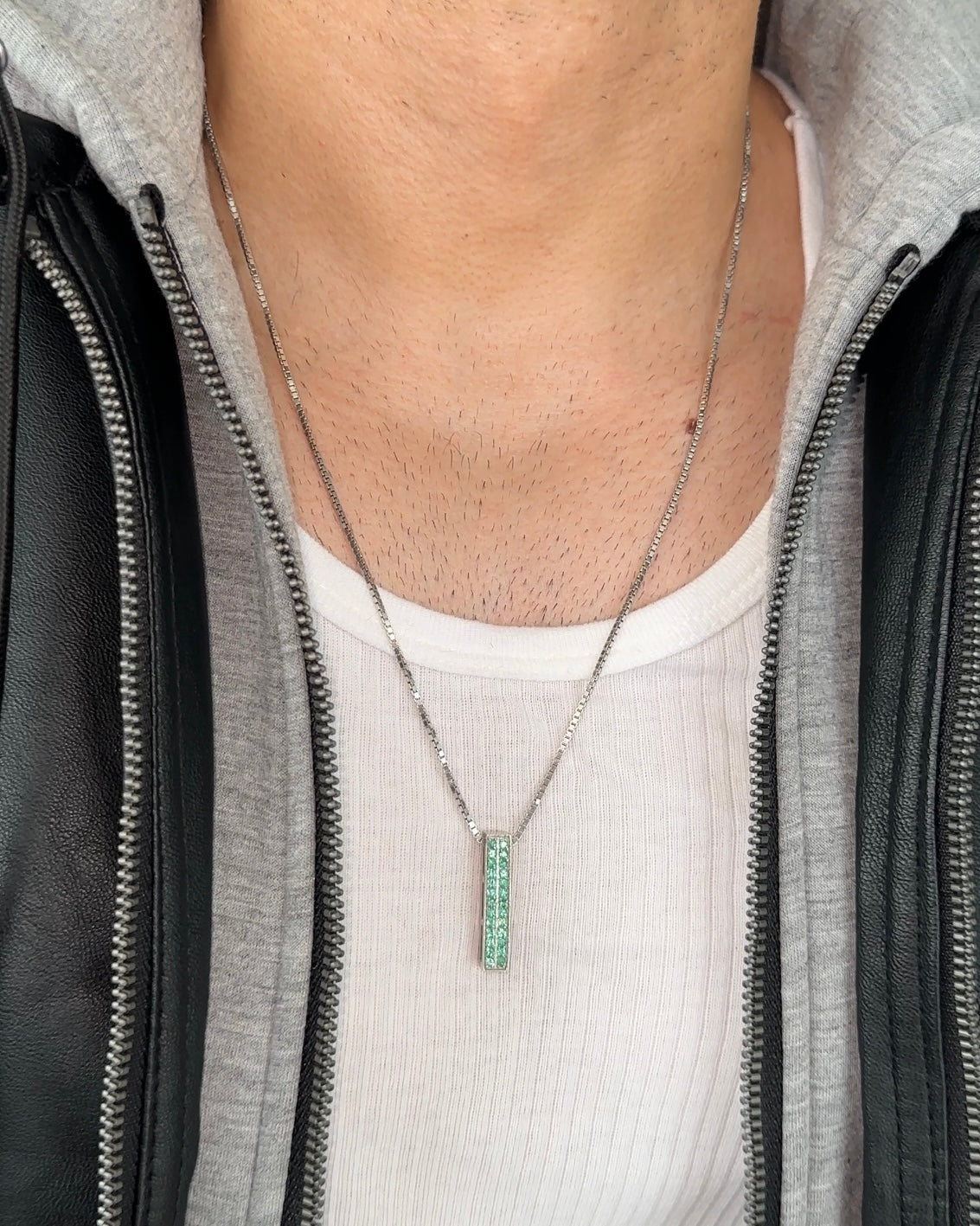 Empire Necklace – Emerald – view 3