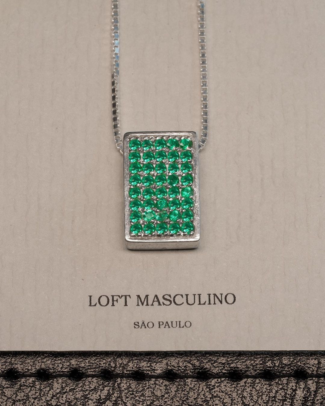 Echo Necklace – Emerald – view 2