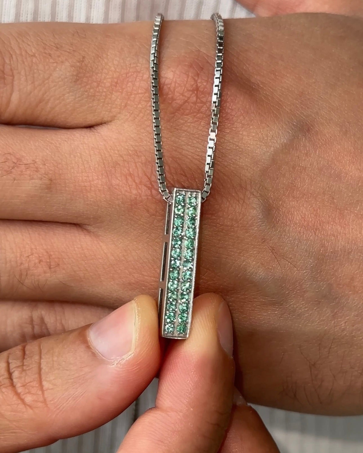 Empire Necklace – Emerald – view 5