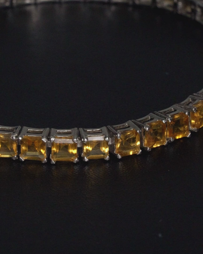Citrine Tennis Bracelet 4mm – video 1
