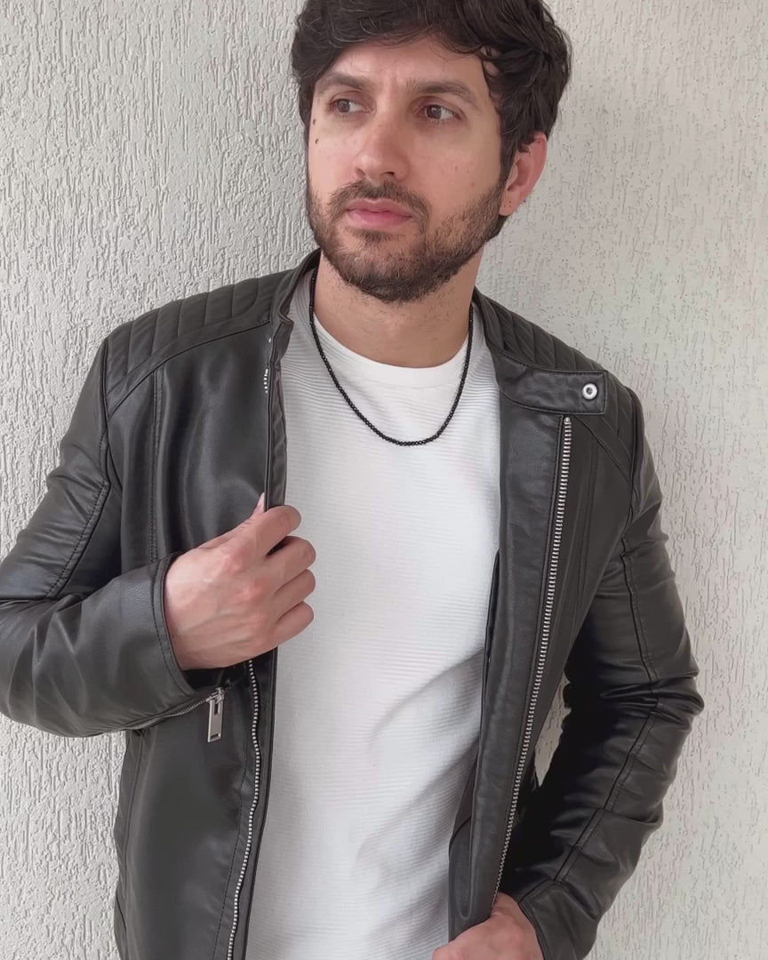 Triton Necklace – Black Spinel – video 1