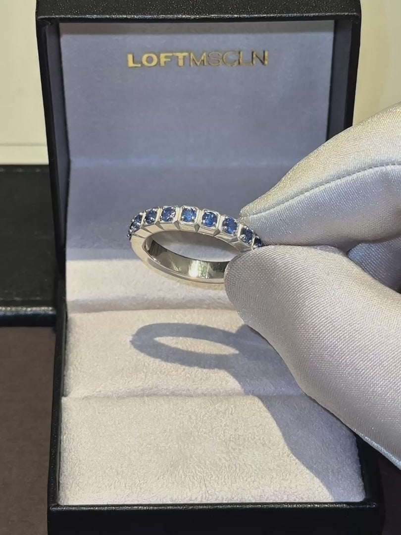 Vendôme Ring – Sapphires – video 1