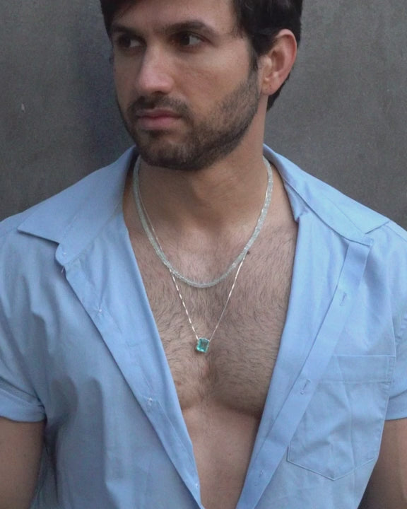 Triton Necklace – Aquamarine – video 1