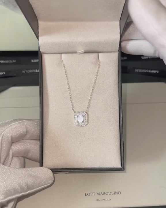 Villa Necklace – Sky Blue Topaz – video 1