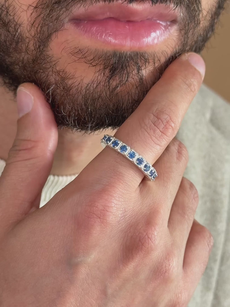 Vendôme Ring – Sapphires – video 2