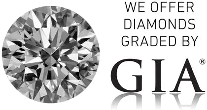 We offer diamonds graded by GIA